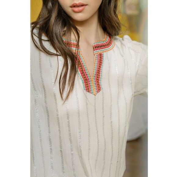 THML Silver Stripes Dress - Picture 3 of 12